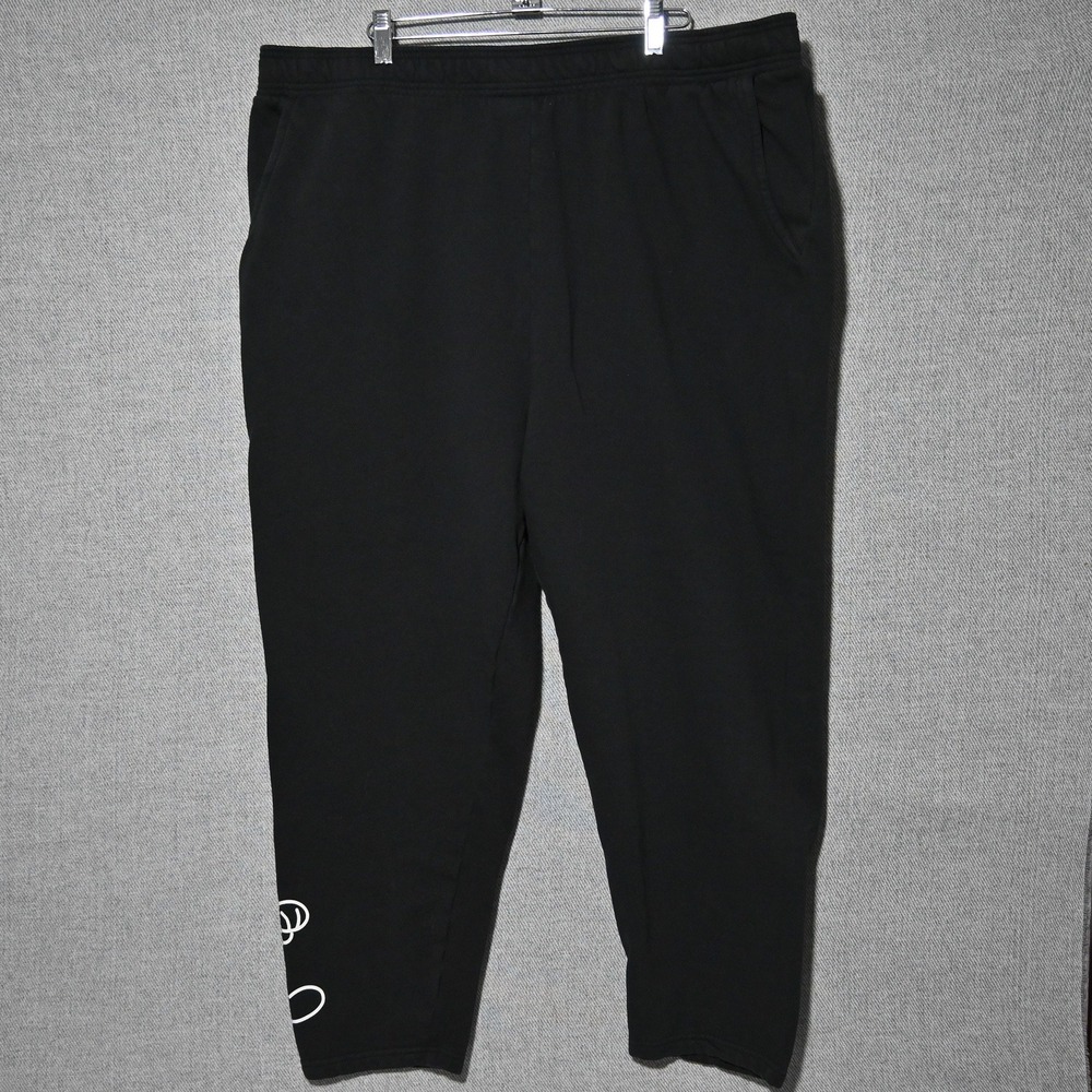 Disney Sweatpants Mens Mickey Mouse Graphic Organic Cotton 1X Black